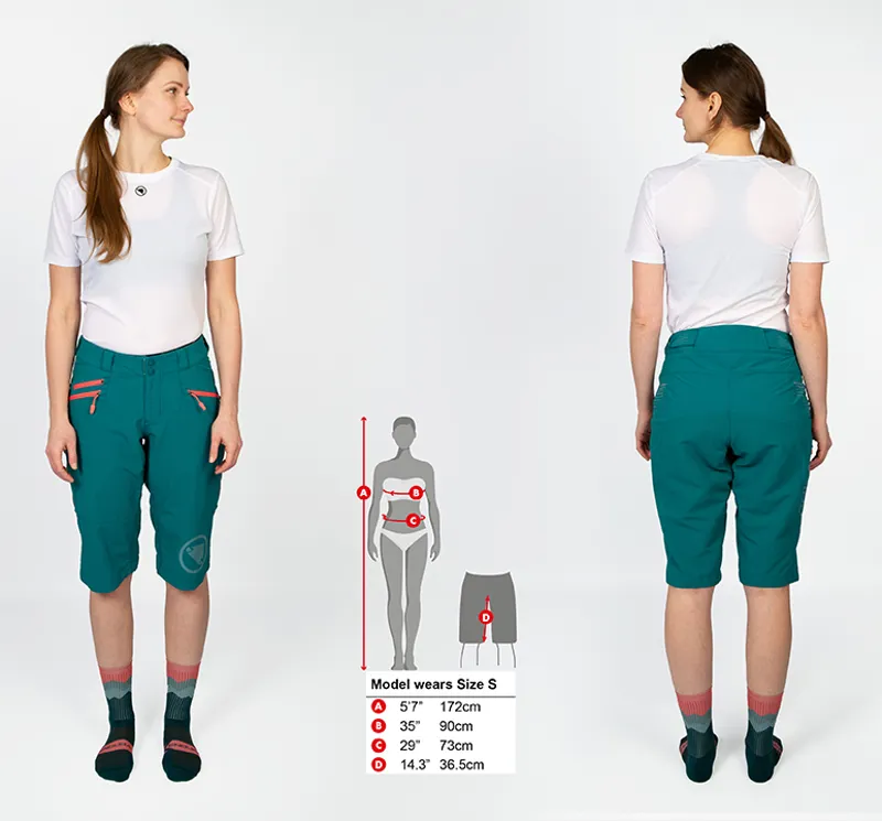 Endura SingleTrack Womens MTB Shorts II Black -11